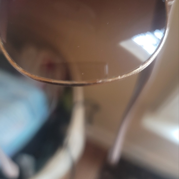 Balenciaga Pink Rose Mauve Blush Creme Gold Rim Sunglasses - Picture 7 of 9